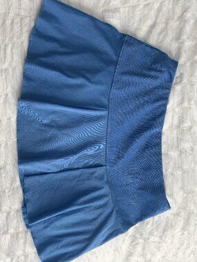 Lucky in Love Blue Scallop Tennis Skort Size Small